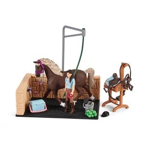Schleich Horse World Set: Washing Area